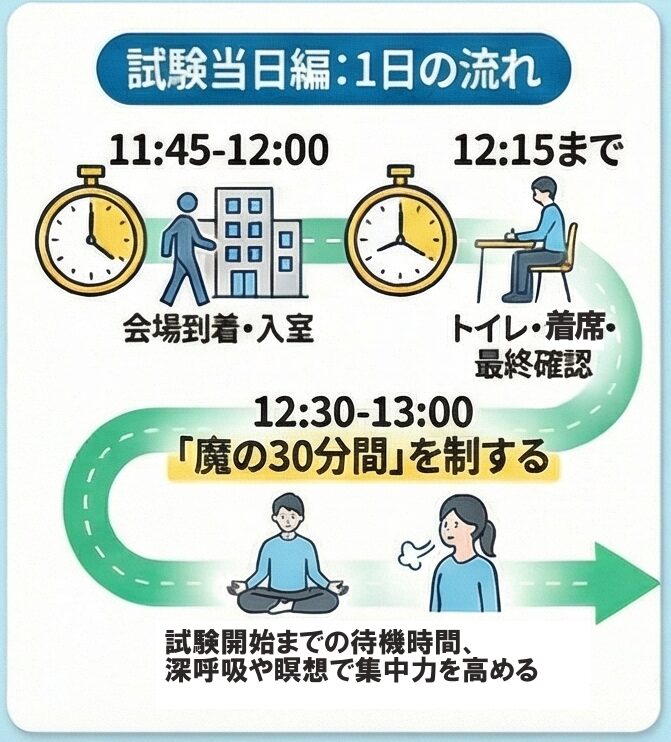 宅建試験は何時から何時まで実施される？