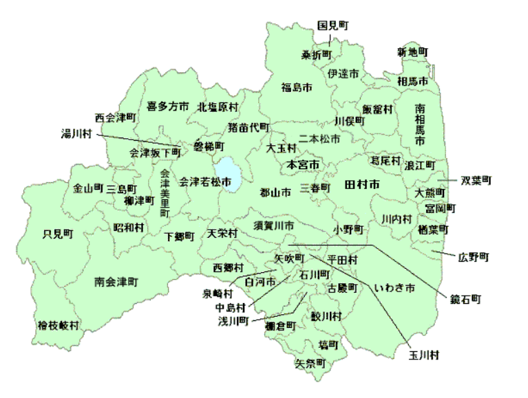 福島県地図